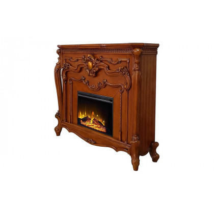 ACME Picardy Fireplace - Honey Oak Finish