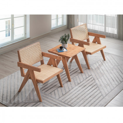 ACME - Velentina Accent Table in Natural
