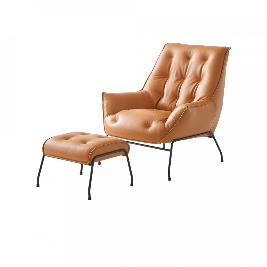 ACME - Zusa Accent Chair & Ottoman