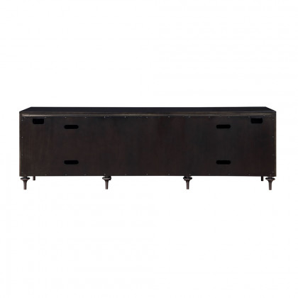 ACME - Diya Console Cabinet in Forged Bronze/Espresso