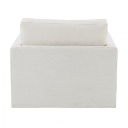 ACME Frederick Swivel Chair with Pillow - Ivory