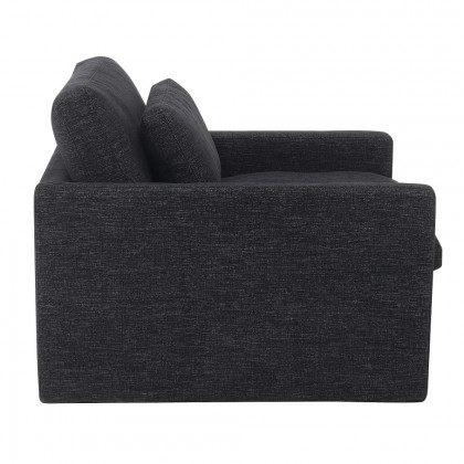 ACME Frederick Swivel Chair with Pillow - Dark Gray