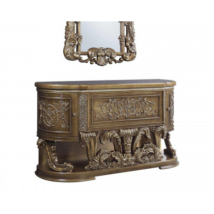 ACME - Constantine Dresser in Brown/Gold