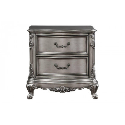 ACME - Ariadne Nightstand in Antique Platinum