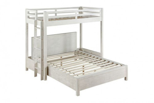 ACME™  - Celerina Queen Bed in Weathered White Finish