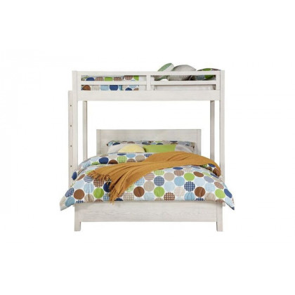 ACME Celerina Queeen Bed - Weathered White