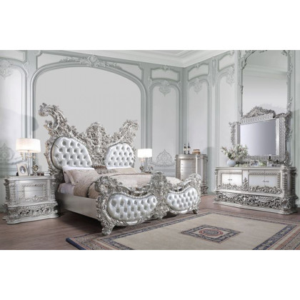 ACME - Valkyrie Mirror in Antique Platinum