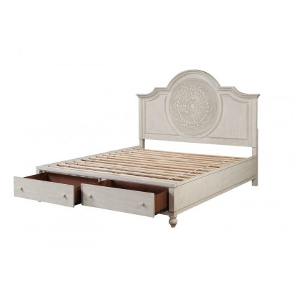 ACME Roselyne Queen Bed - Antique White
