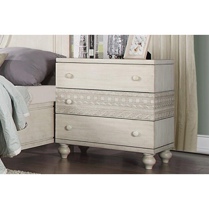 ACME - Roselyne Nightstand in Antique White