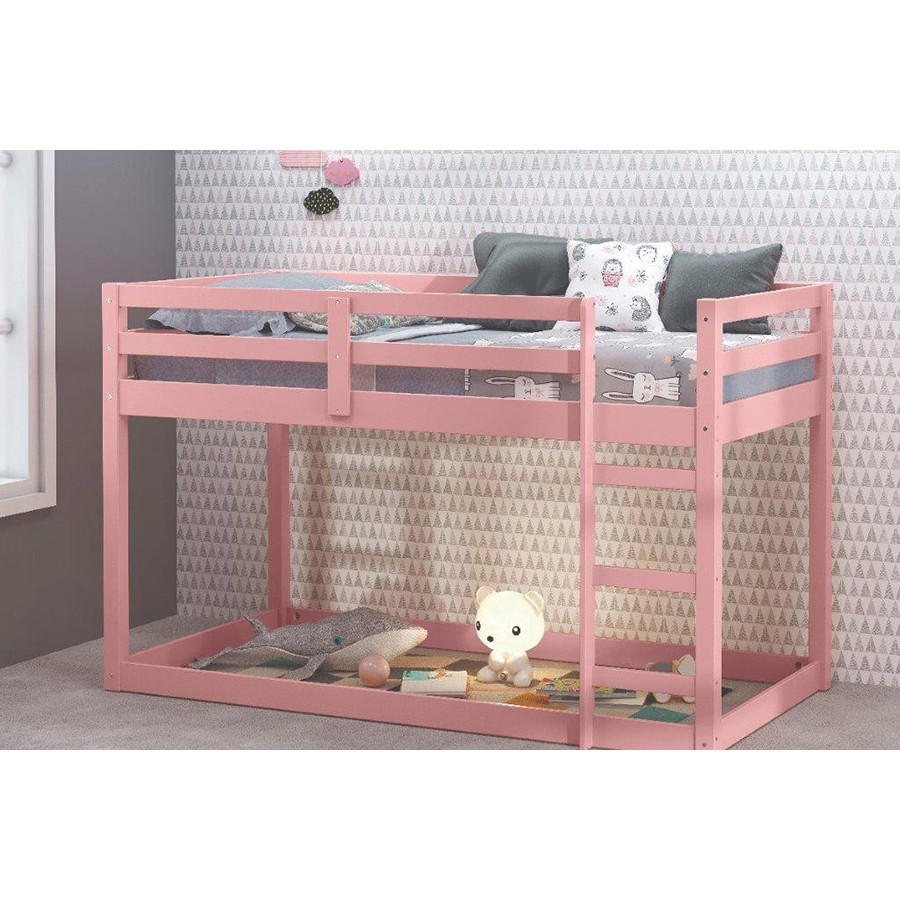 ACME - Gaston II Twin Loft Bed in Pink