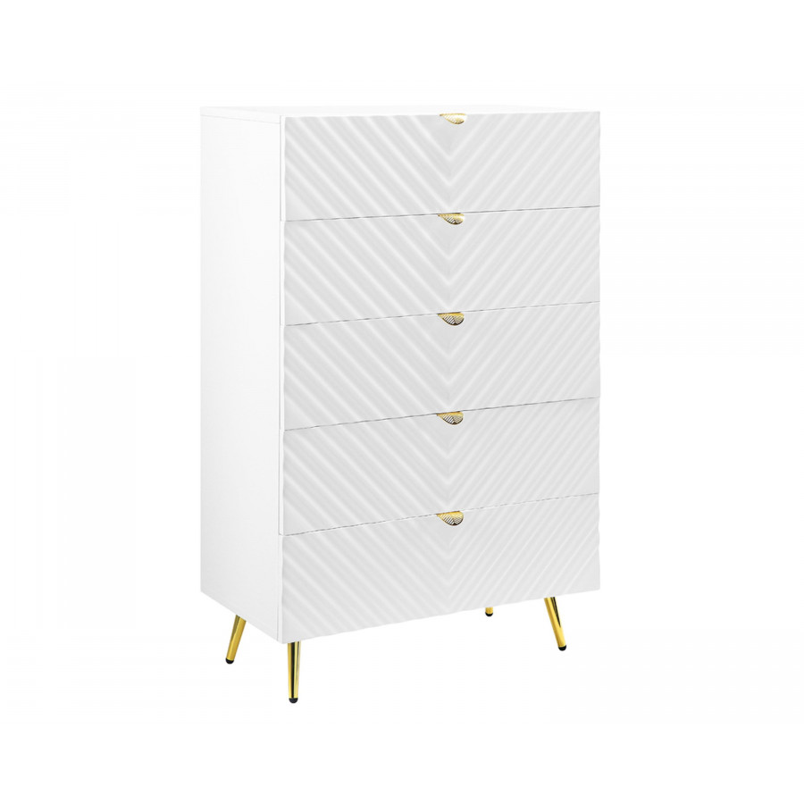 ACME - Gaines Dresser in White High Gloss (BD01038A)