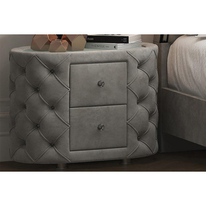 ACME - Perine Nightstand in Gray