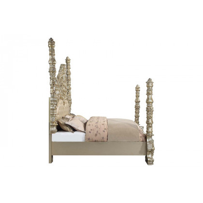 ACME - Danae EK Bed in Champagne/Gold