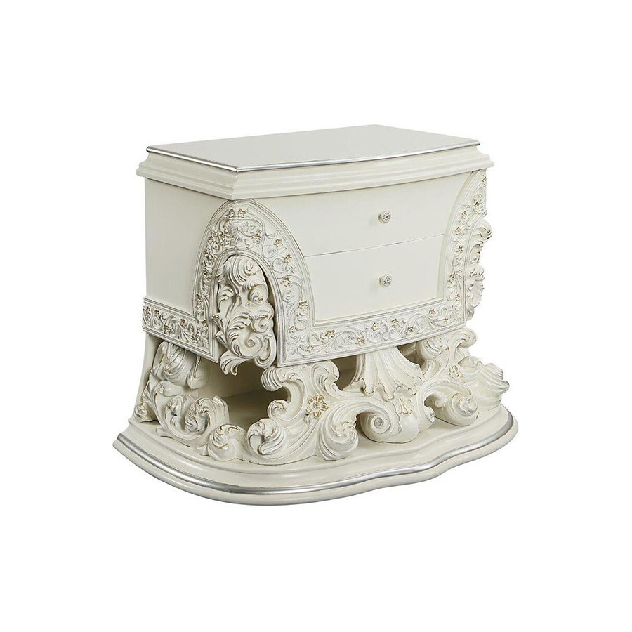 ACME - Adara Nightstand in Antique White
