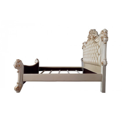 ACME Vendom Bed - Antique Pearl Finish, California King Size