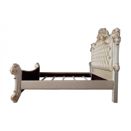 ACME Vendom Bed - Antique Pearl Finish, Eastern King Size