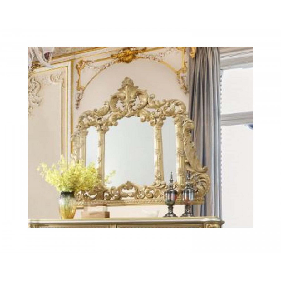 ACME - Cabriole Mirror in Gold