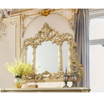 ACME - Cabriole Mirror in Gold