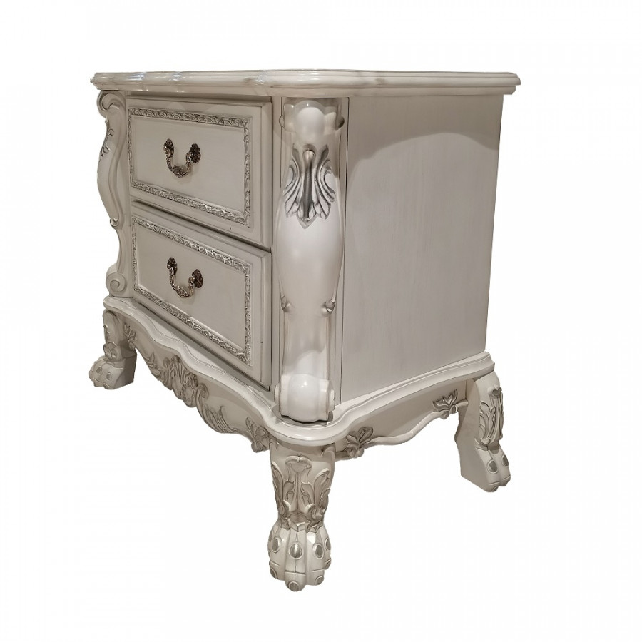 ACME - Dresden II Nightstand in Bone White