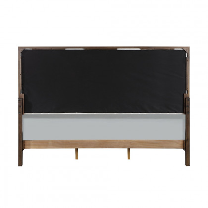 ACME Carena Queen Bed - Light Gray White/Brown