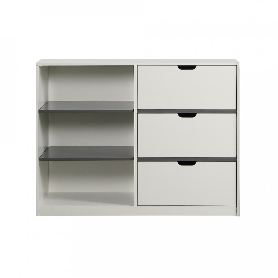 ACME - Ratana Cabinet in Gray/White