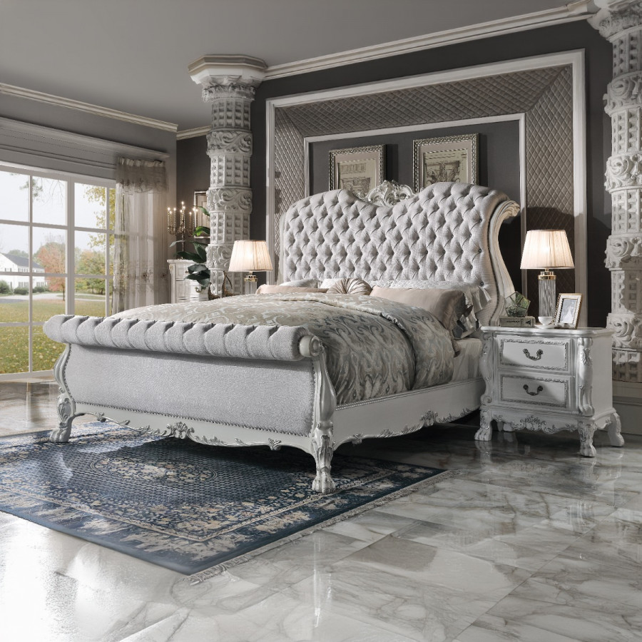 ACME Dresden CK Bed - Bone White (BD02239CK)