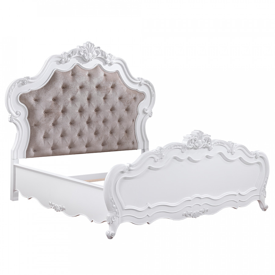 ACME Latisha EK Bed - White