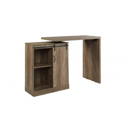 ACME - Quillon Bar Table in Rustic Oak