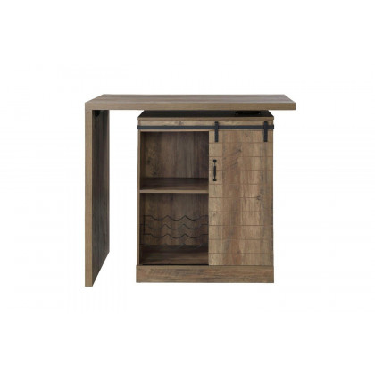 ACME - Quillon Bar Table in Rustic Oak