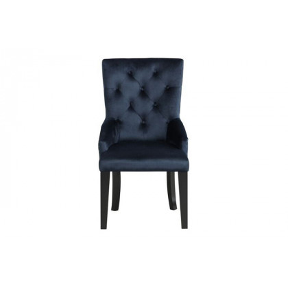 ACME Varian II Side Chair - Dark Navy/Black