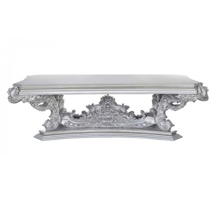 ACME - Valkyrie Dining Table in Antique Platinum