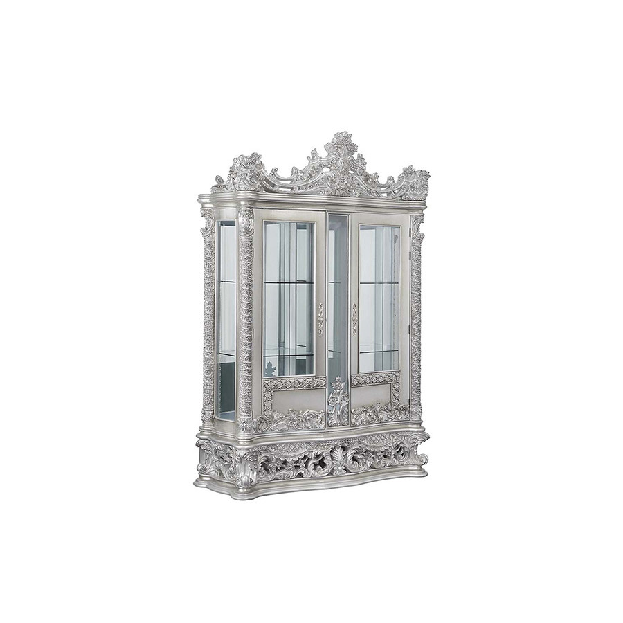 ACME - Valkyrie Curio in Antique Platinum
