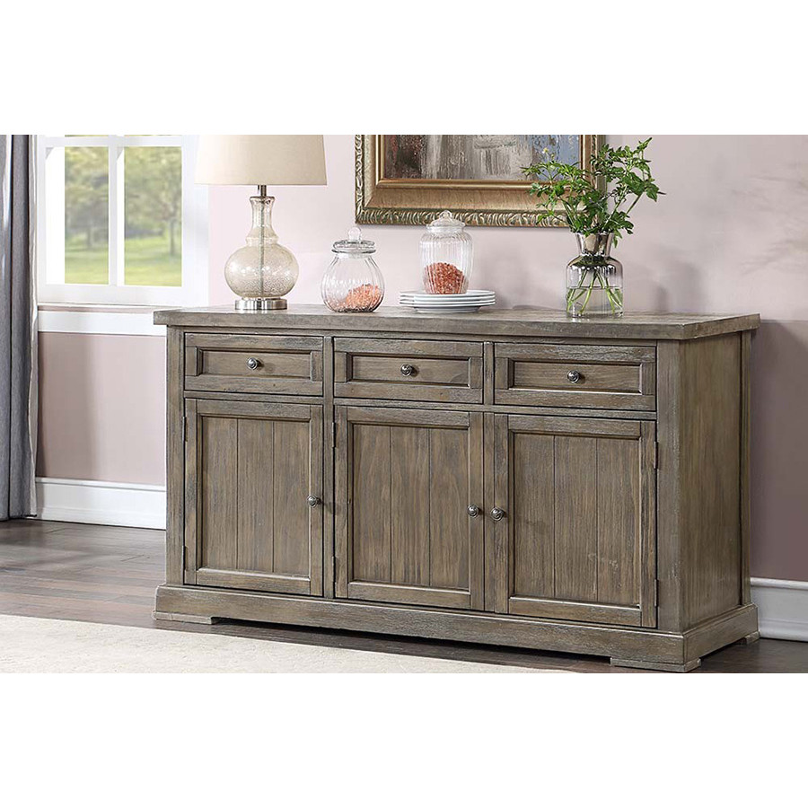 ACME Landon Server - Salvage Gray Finish