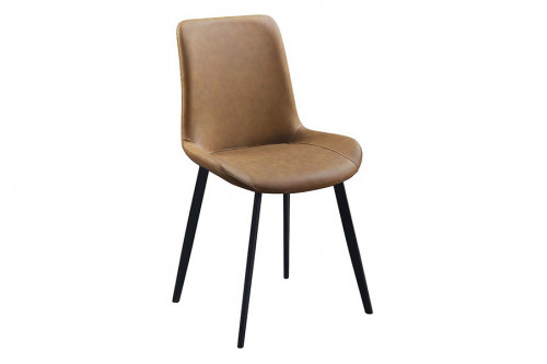 ACME™  - Abiram Side Chair Set of 2 in Brown PU