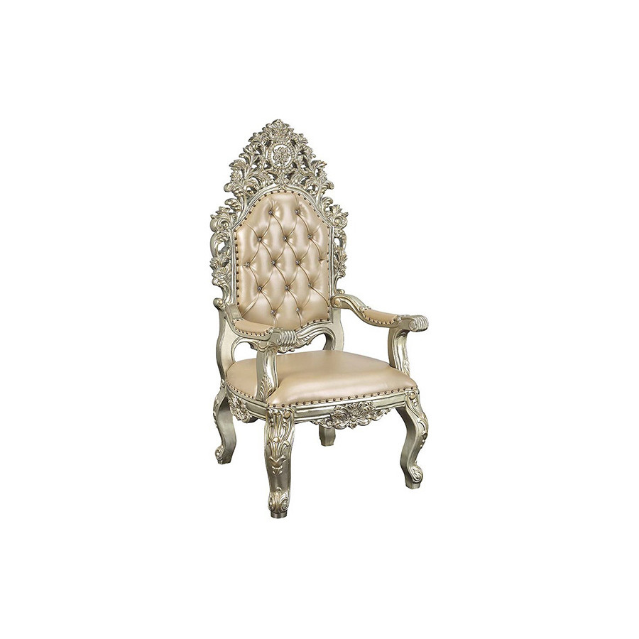 ACME - Sorina Arm Chair (Set-2) in Antique Gold