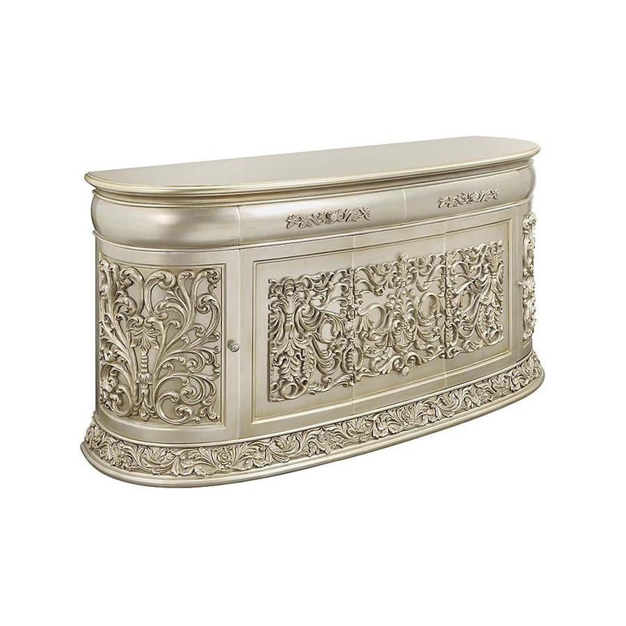 ACME - Sorina Server in Antique Gold