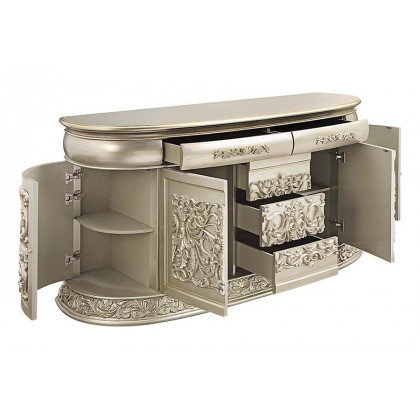 ACME - Sorina Server in Antique Gold
