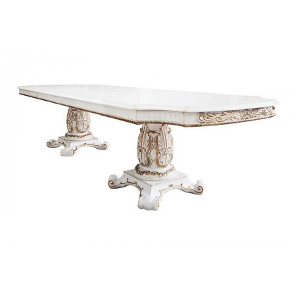 ACME - Vendom Dining Table with Double Pedestal