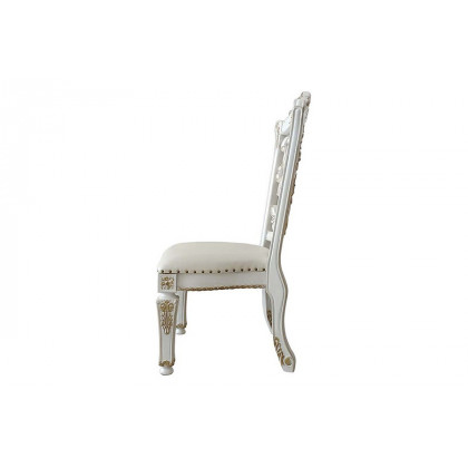 ACME Vendom Side Chair Set of 2 - Antique Pearl Finish DN01347