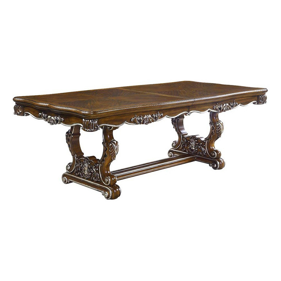 ACME - Latisha Dining Table in Antique Oak (DN01357)
