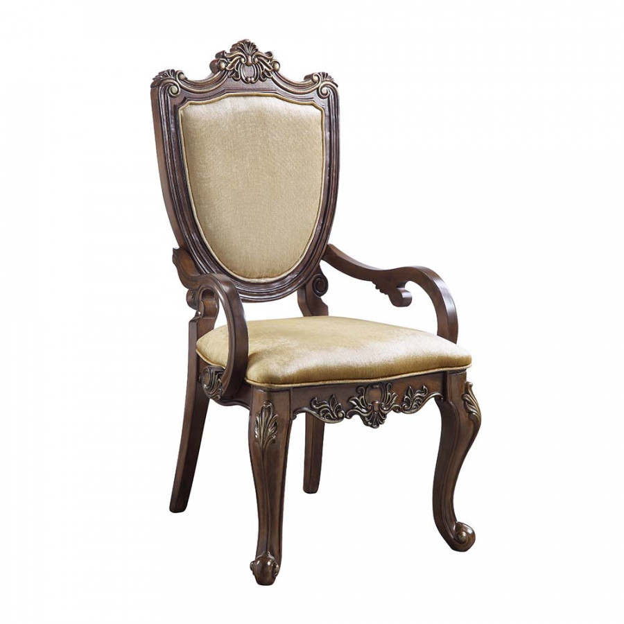 ACME - Devayne Arm Chair (Set of 2) in Dark Walnut
