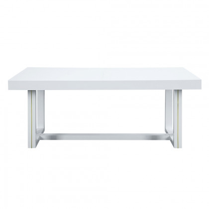 ACME - Paxley Dining Table in White High Gloss
