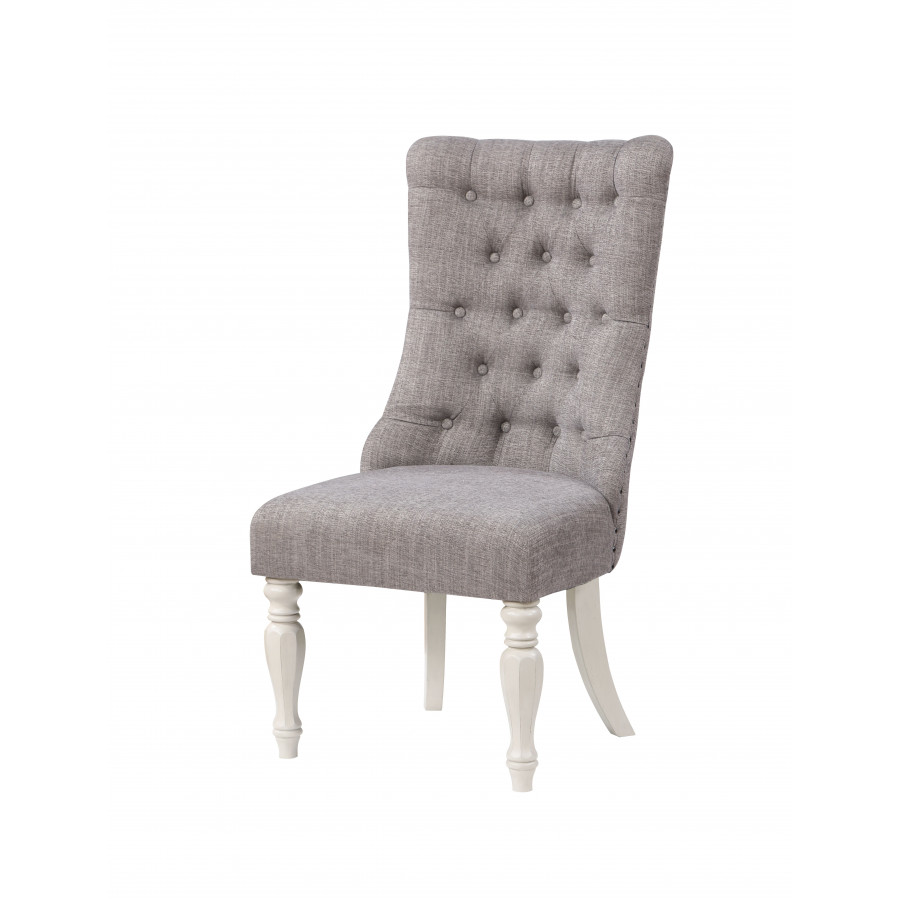 ACME - Florian Side Chair (Set of 2) in Gray Antique White (DN01683)