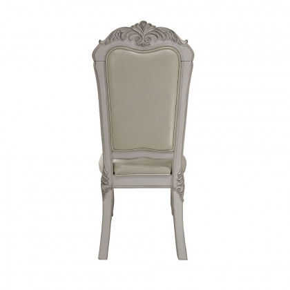 ACME Dresden Side Chair (Set of 2) - Synthetic/Bone White (DN01696)
