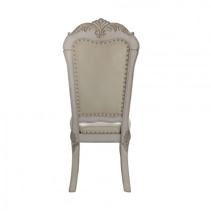 ACME Dresden Side Chair (Set of 2) - Synthetic/Bone White (DN01701)