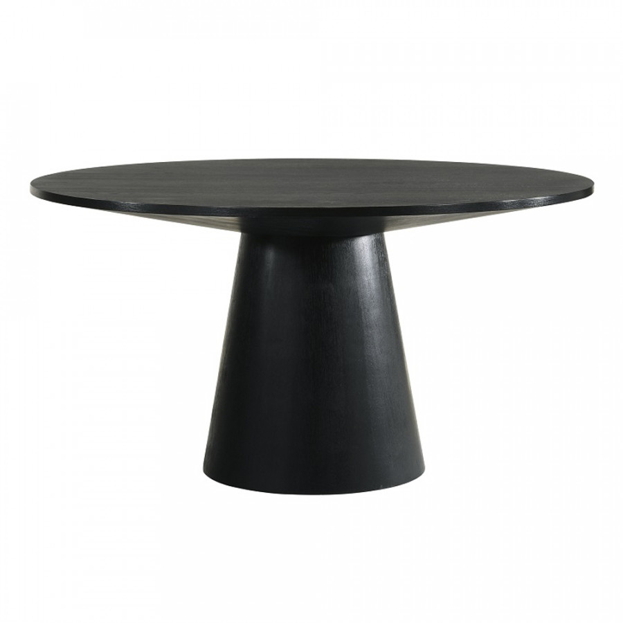 ACME - Froja Round Dining Table in Black