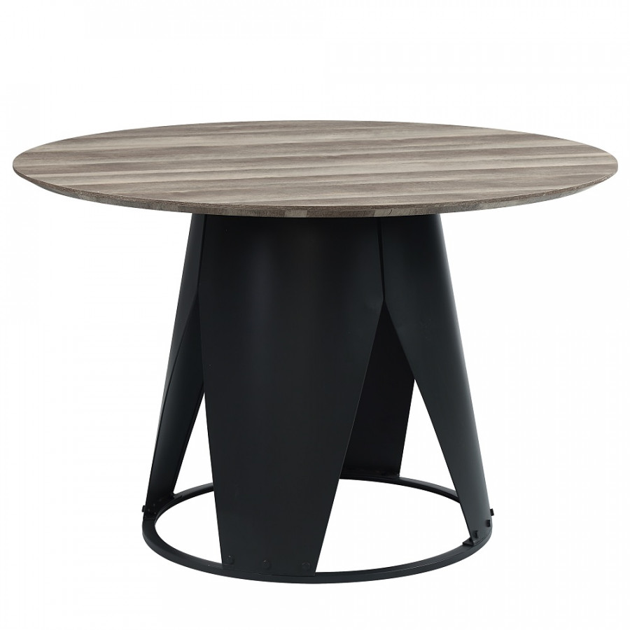 ACME - Zudora Dining Table in Antique Oak/Black (DN01948)