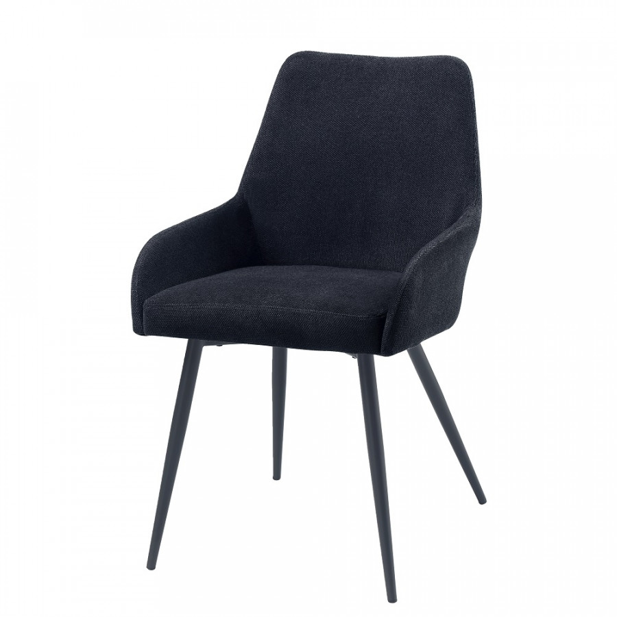 ACME - Zudora Side Chair (Set of 2) in Black Linen