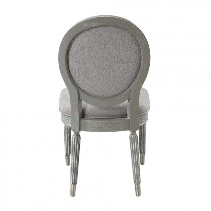 ACME - Adalynn Side Chair (Set of 2) in Gray Weathered Gray Oak