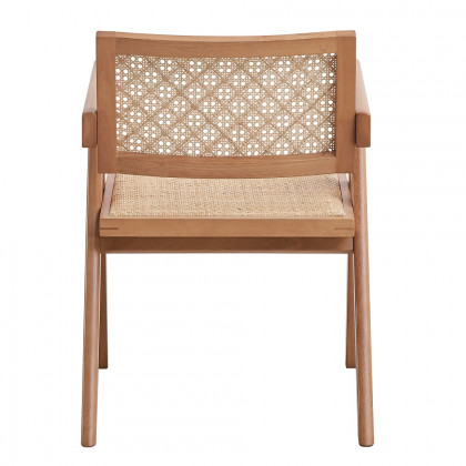 ACME - Velentina Arm Chair (Set of 2) in Rattan/Natural
